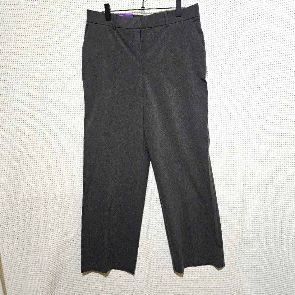 NWT Dalia Sz 14x31 Classic Gray Wide Leg Dress Pants - Picture 1 of 7